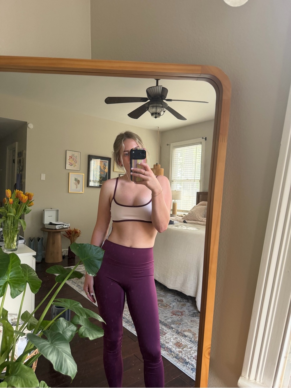 Exercere Plum + Pink Workout Set